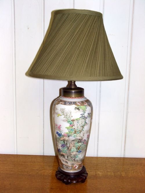 Late 19th Century Japanese Lamp